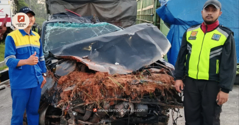 Handitya Narapati Anggota DPRD Lampung Kecelakaan Di Tol Trans Sumatera