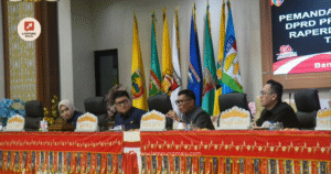 Rapat Paripurna DPRD Provinsi Lampung Lanjutan Pembicaraan Tingkat I dalam rangka Pemandangan Umum Fraksi – fraksi DPRD Provinsi Lampung terhadap Raperda Perubahan APBD Provinsi Lampung Tahun Anggaran 2026.