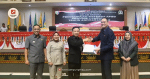 Rapat Paripurna DPRD Provinsi Lampung Pembicaraan Tingkat l, dalam rangka Penyampaian Raperda APBD Provinsi Lampung Tahun Anggaran 2026